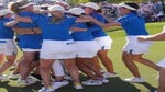 europe celebrating solheim cup win